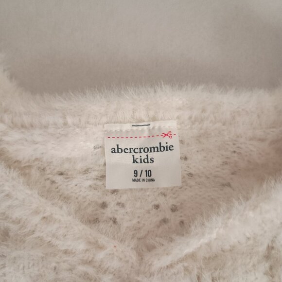 Abercrombie Kids Girl’s Fuzzy Cozy Preppy V-Neck Pullover Sweater Size 9-10 - Picture 10 of 14